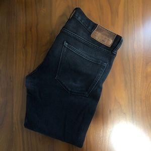 J.Crew Mens Faded Black Denim Jeans 484 Fit J Crew